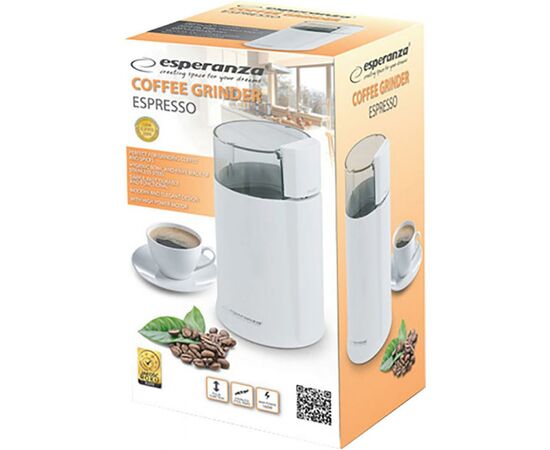 Кофемолка Esperanza EKC 001 W (EKC001W), изображение 2 Кофемолка Esperanza EKC 001 W (EKC001W), изображение 2