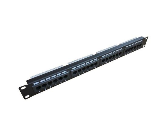 Патч-панель 19" 24xRJ-45 UTP cat.5e, 1U Molex (KD-PP05-UTP-C5e-24P)