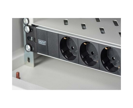 Силовой блок 10" 1U, 16A, 230V 3xSchuko, вилка Schuko Digitus (DN-95411), изображение 6 Силовой блок 10" 1U, 16A, 230V 3xSchuko, вилка Schuko Digitus (DN-95411), изображение 6