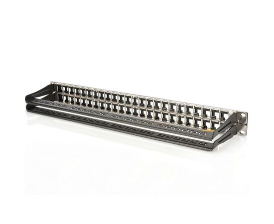 Патч-панель 19" 1U для 48-х модулей Keystone, наборная Digitus (DN-91424), изображение 2 Патч-панель 19" 1U для 48-х модулей Keystone, наборная Digitus (DN-91424), изображение 2