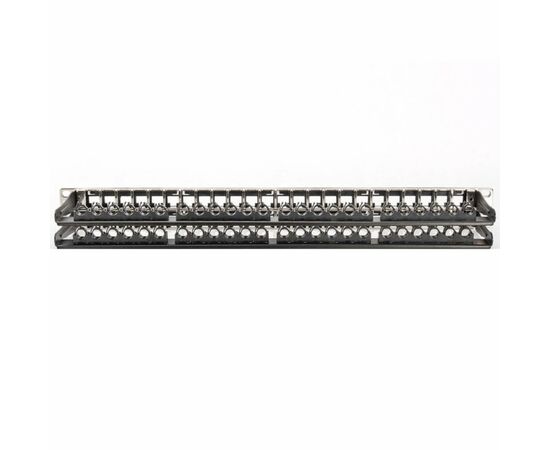 Патч-панель 19" 1U для 48-х модулей Keystone, наборная Digitus (DN-91424), изображение 4 Патч-панель 19" 1U для 48-х модулей Keystone, наборная Digitus (DN-91424), изображение 4