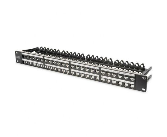Патч-панель 19" 1U для 48-х модулей Keystone, наборная Digitus (DN-91424)