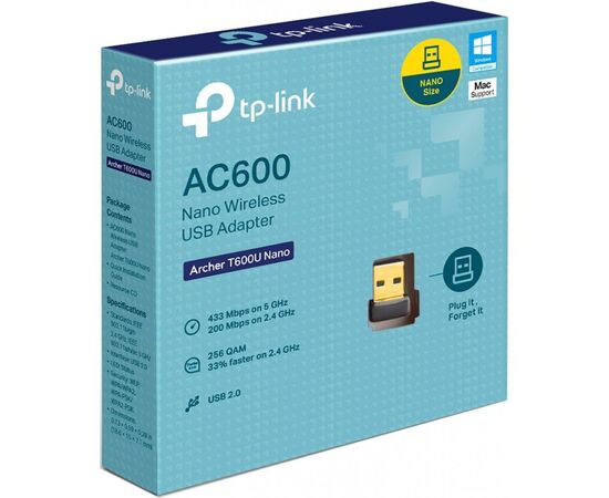 Сетевая карта Wi-Fi TP-Link ARCHER-T600U-NANO, изображение 2 Сетевая карта Wi-Fi TP-Link ARCHER-T600U-NANO, изображение 2