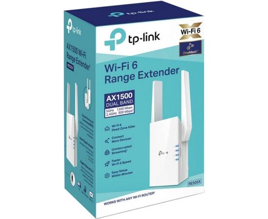 Ретранслятор TP-Link RE505X, зображення 2 Ретранслятор TP-Link RE505X, зображення 2