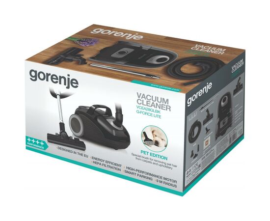 Пилосос Gorenje VCEA 28 GLBK (VCEA28GLBK), зображення 5