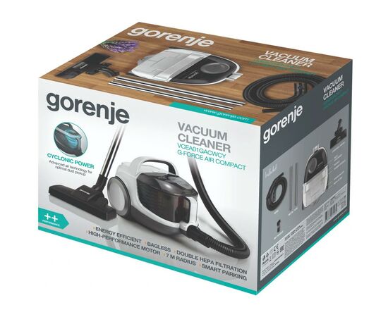 Пылесос Gorenje VCEA01GACWCY, изображение 4 Пылесос Gorenje VCEA01GACWCY, изображение 4