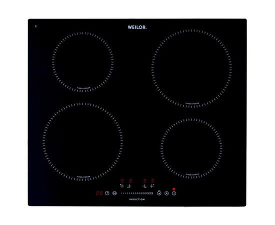 Варочна поверхня Weilor WIS 642 BLACK, зображення 2 Варочна поверхня Weilor WIS 642 BLACK, зображення 2