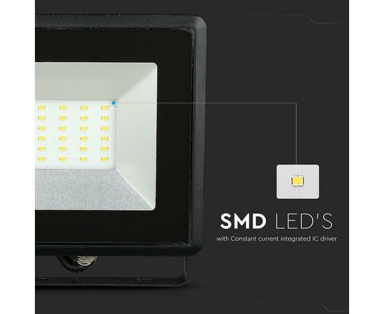 Прожектор V-TAC LED 50W, SKU-5959, E-series, 230V, 4000К (3800157625524), изображение 6 Прожектор V-TAC LED 50W, SKU-5959, E-series, 230V, 4000К (3800157625524), изображение 6