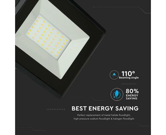 Прожектор V-TAC LED 50W, SKU-5959, E-series, 230V, 4000К (3800157625524), изображение 8 Прожектор V-TAC LED 50W, SKU-5959, E-series, 230V, 4000К (3800157625524), изображение 8