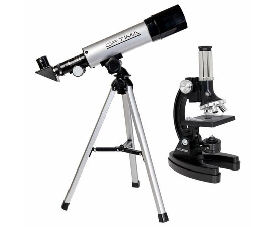 Микроскоп Optima Universer 300x-1200x + Телескоп 50/360 AZ в кейсе (928587), изображение 2 Микроскоп Optima Universer 300x-1200x + Телескоп 50/360 AZ в кейсе (928587), изображение 2