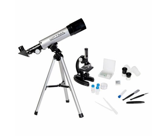 Микроскоп Optima Universer 300x-1200x + Телескоп 50/360 AZ в кейсе (928587), изображение 5 Микроскоп Optima Universer 300x-1200x + Телескоп 50/360 AZ в кейсе (928587), изображение 5