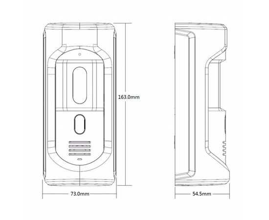 Вызывная панель Dahua DHI-VTO2101E-P-S1, изображение 9 Вызывная панель Dahua DHI-VTO2101E-P-S1, изображение 9
