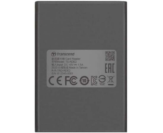 Зчитувач флеш-карт Transcend USB 3.2 Gen 2x2 Type-C CFexpress (TS-RDE2), зображення 4 Зчитувач флеш-карт Transcend USB 3.2 Gen 2x2 Type-C CFexpress (TS-RDE2), зображення 4