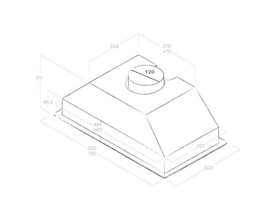 Вытяжка кухонная Faber ERA C WH/A/52, изображение 8 Вытяжка кухонная Faber ERA C WH/A/52, изображение 8