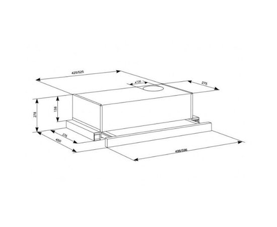 Витяжка кухонна Eleyus LOTUS 470 60 WH (LOTUS47060WH), зображення 9 Витяжка кухонна Eleyus LOTUS 470 60 WH (LOTUS47060WH), зображення 9