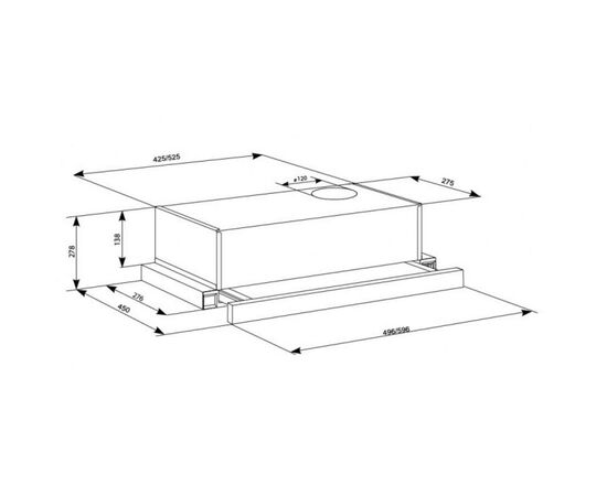 Витяжка кухонна Eleyus LOTUS 470 50 INOX, зображення 10 Витяжка кухонна Eleyus LOTUS 470 50 INOX, зображення 10