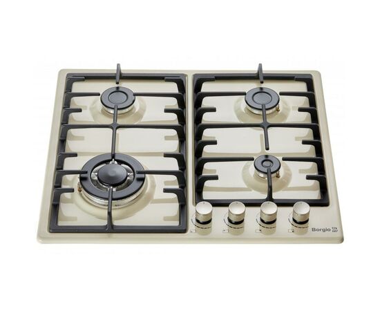 Варочная поверхность Borgio 6942-15 FFD ivory Enamelled, изображение 2 Варочная поверхность Borgio 6942-15 FFD ivory Enamelled, изображение 2