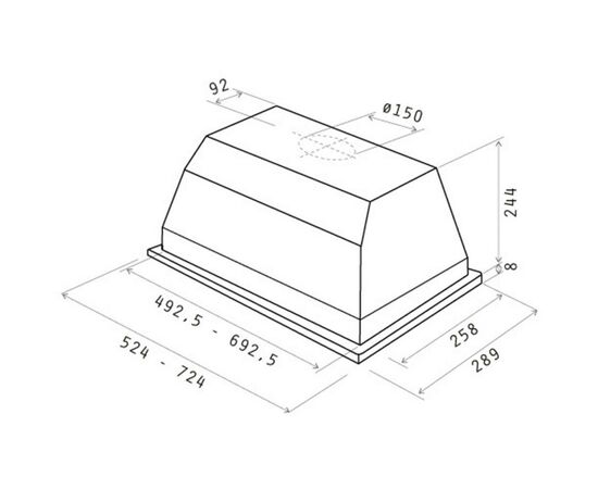 Вытяжка кухонная Elica ELIBLOC LUX BL/A/60, изображение 3 Вытяжка кухонная Elica ELIBLOC LUX BL/A/60, изображение 3
