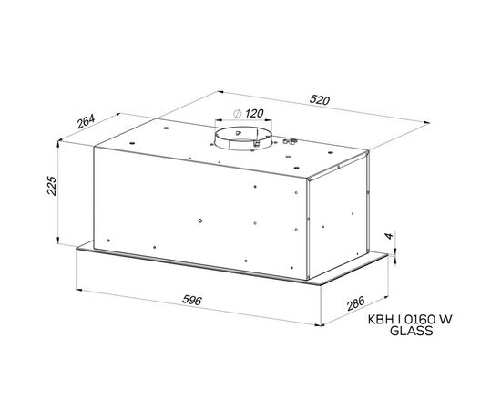 Вытяжка кухонная Kernau KBH I 0160 W GLASS, изображение 3 Вытяжка кухонная Kernau KBH I 0160 W GLASS, изображение 3