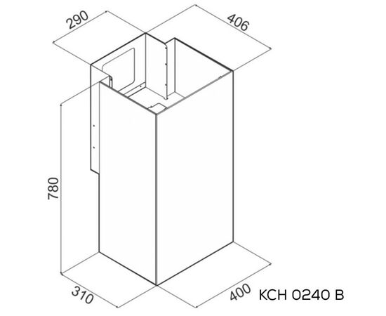 Вытяжка кухонная Kernau KCH 0240 B, изображение 2 Вытяжка кухонная Kernau KCH 0240 B, изображение 2