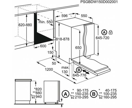 Посудомоечная машина Zanussi ZDLN5531, изображение 3 Посудомоечная машина Zanussi ZDLN5531, изображение 3