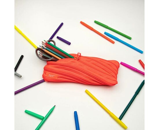 Пенал Zipit Neon Glowing Peach (ZT-NN-2), изображение 3 Пенал Zipit Neon Glowing Peach (ZT-NN-2), изображение 3