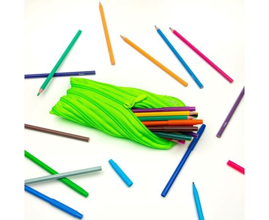 Пенал Zipit Neon Radiant Lime (ZT-NN-1), изображение 3 Пенал Zipit Neon Radiant Lime (ZT-NN-1), изображение 3