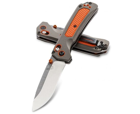 Нож Benchmade "Grizzly Ridge" Orange/Grey (15061), изображение 2 Нож Benchmade "Grizzly Ridge" Orange/Grey (15061), изображение 2