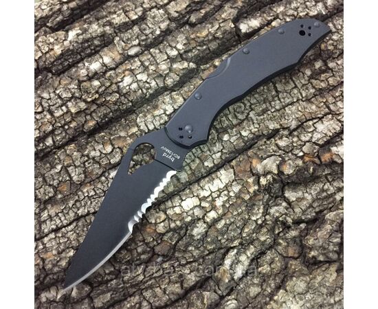 Нож Spyderco Byrd Cara Cara 2 Black, полусеррейтор (BY03BKPS2), изображение 5 Нож Spyderco Byrd Cara Cara 2 Black, полусеррейтор (BY03BKPS2), изображение 5