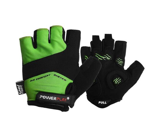 Велорукавиці PowerPlay 5013 Green M (5013B_M_Green)