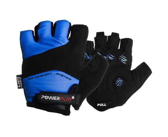 Велорукавиці PowerPlay 5013 Blue M (5013C_M_Blue)