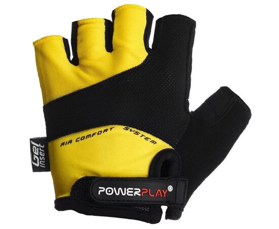 Велоперчатки PowerPlay 5013 Yellow L (5013_L_Yellow), изображение 2 Велоперчатки PowerPlay 5013 Yellow L (5013_L_Yellow), изображение 2