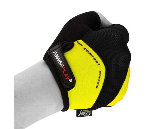 Велоперчатки PowerPlay 5013 Yellow L (5013_L_Yellow), изображение 5 Велоперчатки PowerPlay 5013 Yellow L (5013_L_Yellow), изображение 5