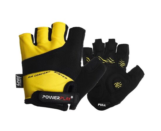 Велоперчатки PowerPlay 5013 Yellow L (5013_L_Yellow)