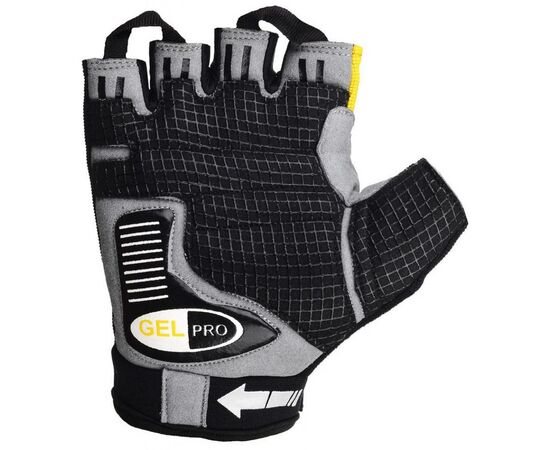 Велоперчатки PowerPlay 5019 Black/Yellow L (5019B_L_Yellow), изображение 3 Велоперчатки PowerPlay 5019 Black/Yellow L (5019B_L_Yellow), изображение 3