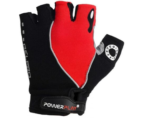 Велоперчатки PowerPlay 5019 Black/Red M (5019D_M_Red), изображение 2 Велоперчатки PowerPlay 5019 Black/Red M (5019D_M_Red), изображение 2