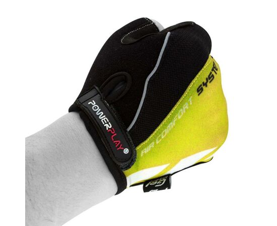 Велоперчатки PowerPlay 5024 Black/Yellow L (5024D_L_Yellow), изображение 5 Велоперчатки PowerPlay 5024 Black/Yellow L (5024D_L_Yellow), изображение 5