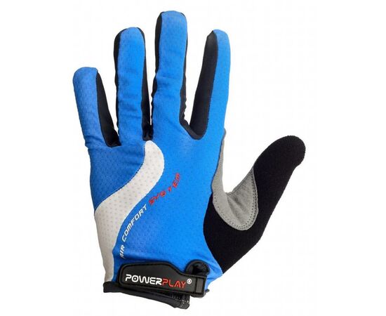 Велоперчатки PowerPlay 6554 Blue XXL (6554A_XXL_Blue), изображение 2 Велоперчатки PowerPlay 6554 Blue XXL (6554A_XXL_Blue), изображение 2