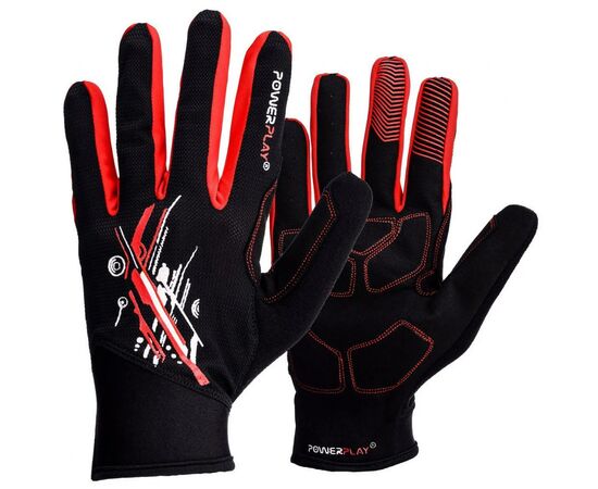Велорукавиці PowerPlay 6607 Black/Red L (PP_6607_L_Red/Black)