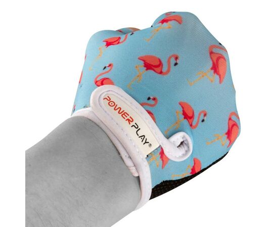 Велоперчатки PowerPlay Children 001 Blue Flamingo 2XS (001_Blue_Flamingo_2XS), изображение 4 Велоперчатки PowerPlay Children 001 Blue Flamingo 2XS (001_Blue_Flamingo_2XS), изображение 4