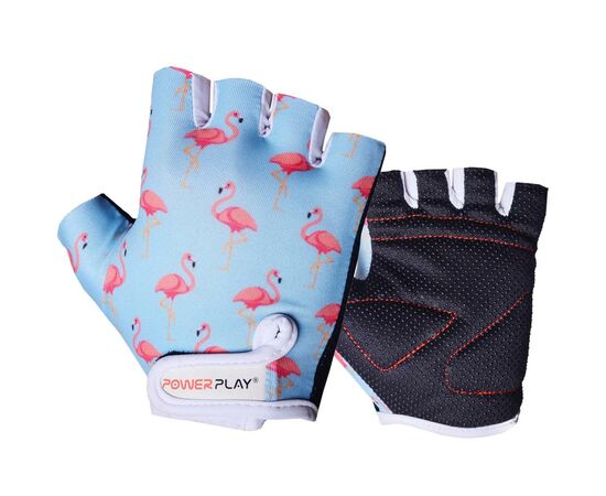 Велорукавиці PowerPlay Children 001 Blue Flamingo 2XS (001_Blue_Flamingo_2XS)