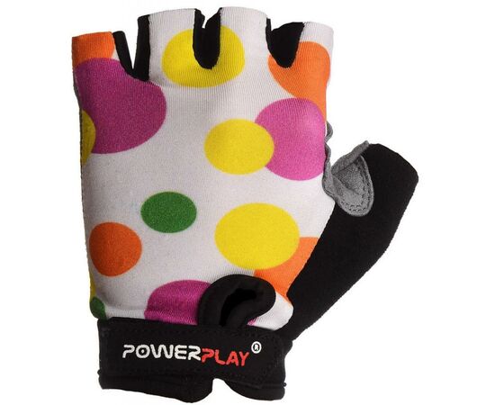 Велорукавиці PowerPlay Children 5453 White 3XS (5453_3XS_White), зображення 2 Велорукавиці PowerPlay Children 5453 White 3XS (5453_3XS_White), зображення 2
