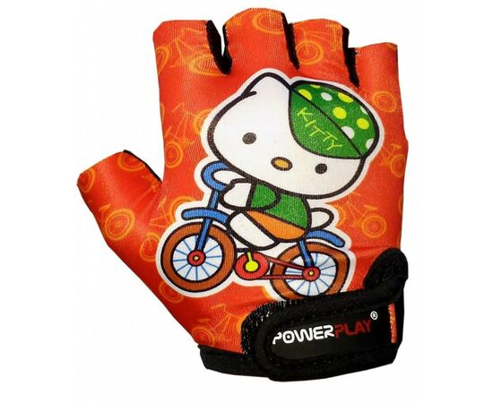 Велорукавиці PowerPlay Children 5473 Kitty Orange S (5473Kitty_S_Orange), зображення 2 Велорукавиці PowerPlay Children 5473 Kitty Orange S (5473Kitty_S_Orange), зображення 2