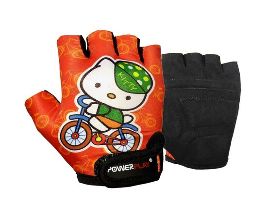 Велорукавиці PowerPlay Children 5473 Kitty Orange S (5473Kitty_S_Orange)