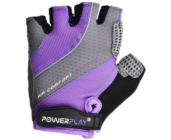 Велорукавиці PowerPlay Women 5023 Purple XS (5023A_XS_Purple_Lady), зображення 2 Велорукавиці PowerPlay Women 5023 Purple XS (5023A_XS_Purple_Lady), зображення 2