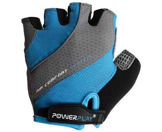 Велоперчатки PowerPlay Women 5023 Blue XS (5023B_XS_Blue_Lady), изображение 2 Велоперчатки PowerPlay Women 5023 Blue XS (5023B_XS_Blue_Lady), изображение 2