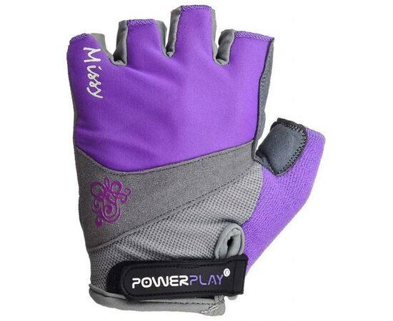 Велоперчатки PowerPlay Women 5277 Purple XS (5277A_XS_Purple), изображение 2
