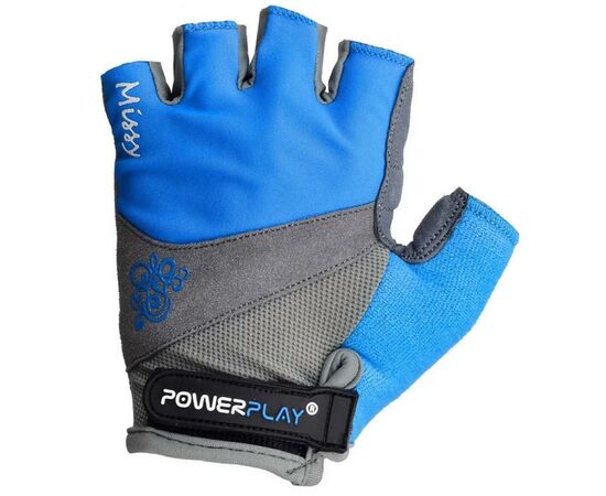 Велоперчатки PowerPlay Women 5277 Blue XS (5277B_XS_Blue), изображение 2
