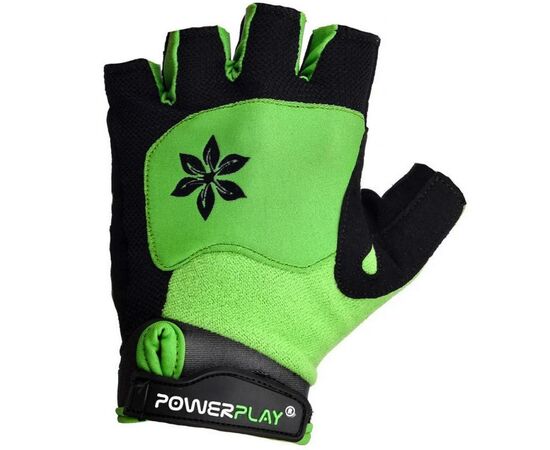 Велоперчатки PowerPlay Women 5284 Green XS (5284B_XS_Green), изображение 2 Велоперчатки PowerPlay Women 5284 Green XS (5284B_XS_Green), изображение 2
