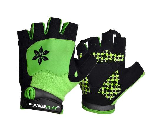 Велорукавиці PowerPlay Women 5284 Green XS (5284B_XS_Green)